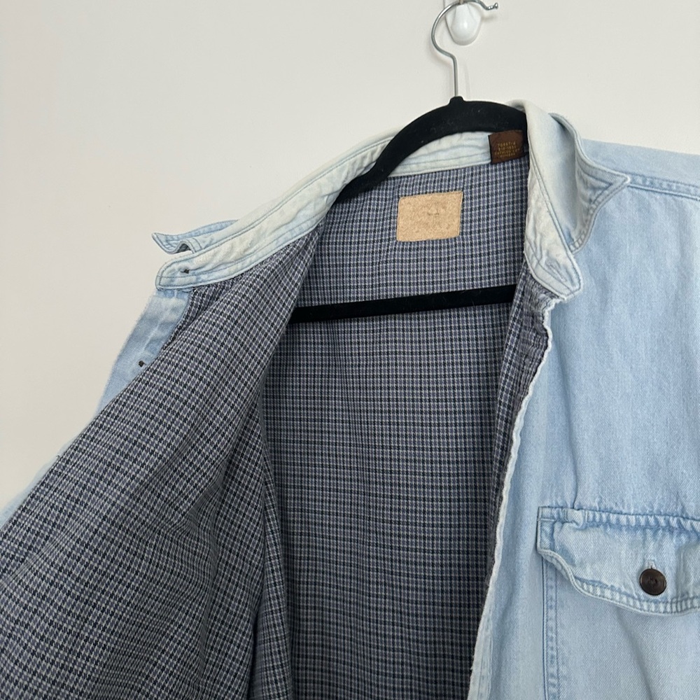 Vintage Denim Button-Up Shirt XL USA Made - Picture 5 of 6